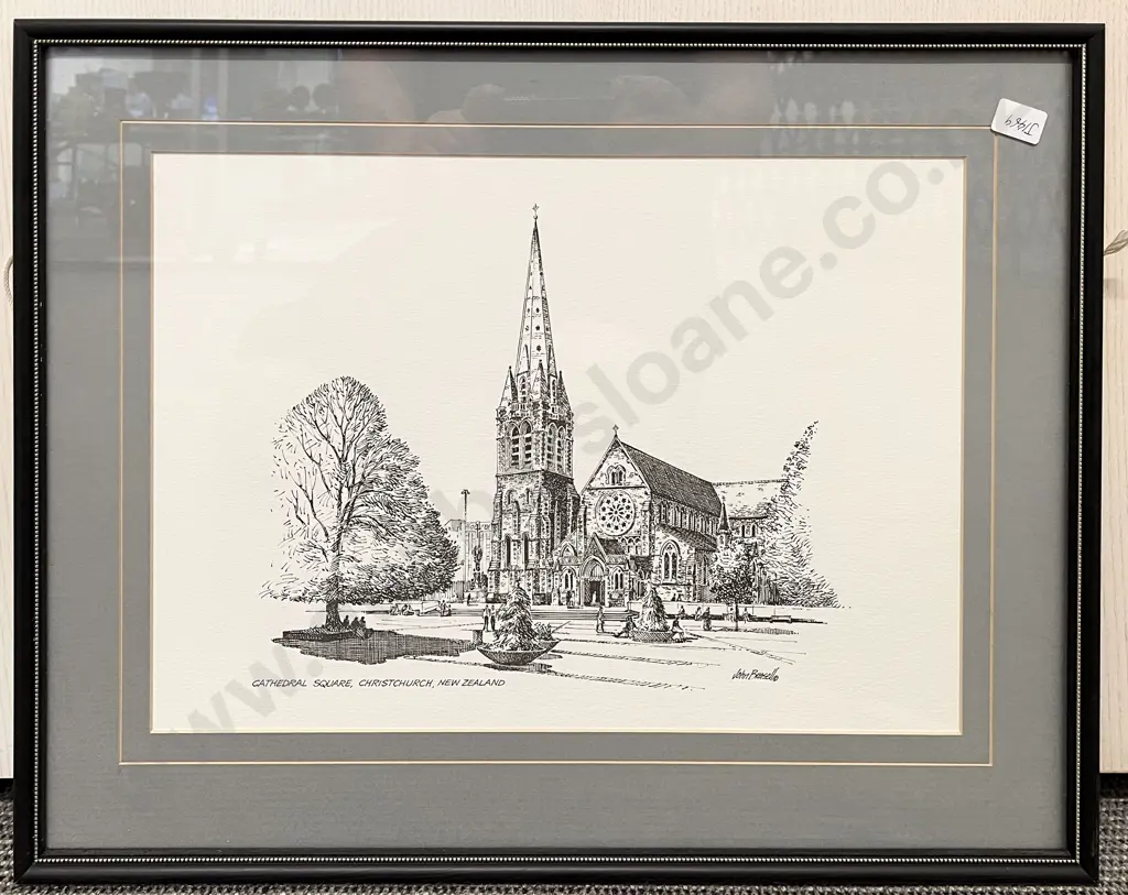 Five John Brasell Architectural Study Prints Image 1++