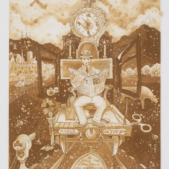 Gary Tricker - "The Public Servant" - 1st State Ltd Edition