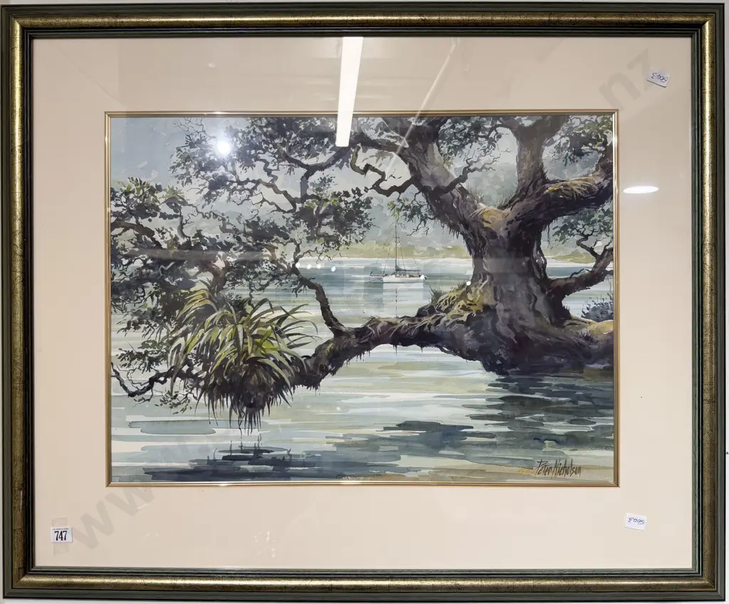 Peter Nicholson - "Along The Harbour's Edge" - Watercolour Image 1++