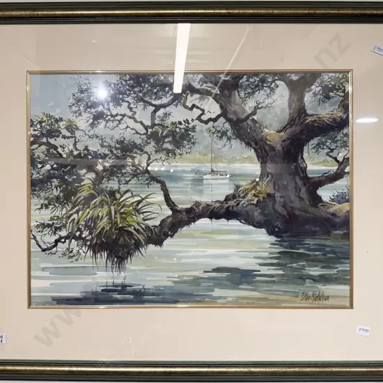 Peter Nicholson - "Along The Harbour's Edge" - Watercolour