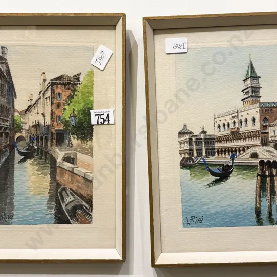 A Pair of European Watercolours