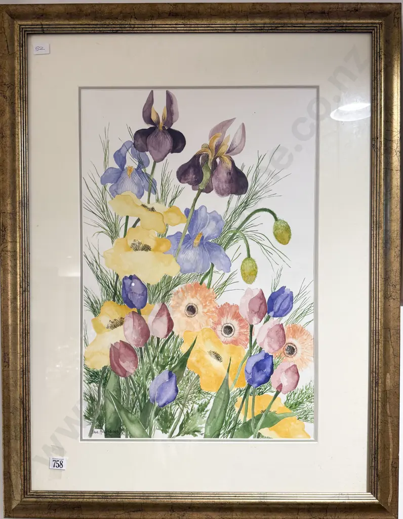 Sue Hourigan - Floral Still Life - Watercolour Image 1++