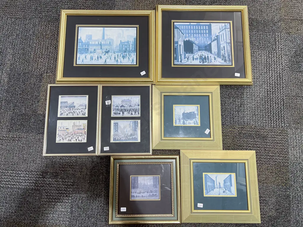 Seven Assorted Well Framed Prints Image 1++