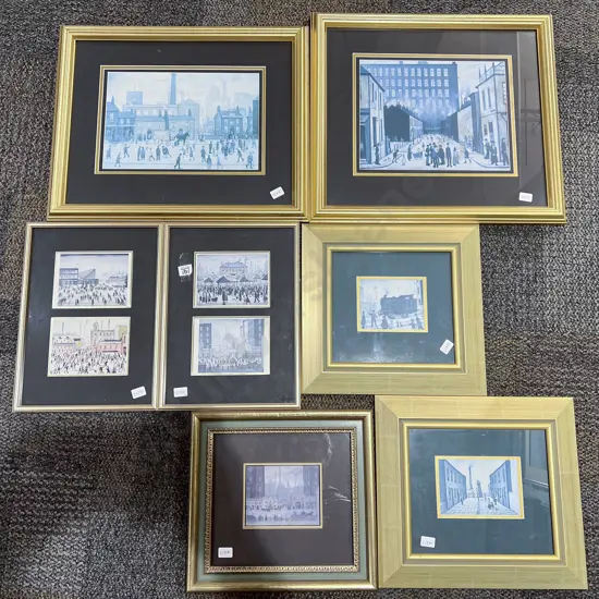 Seven Assorted Well Framed Prints