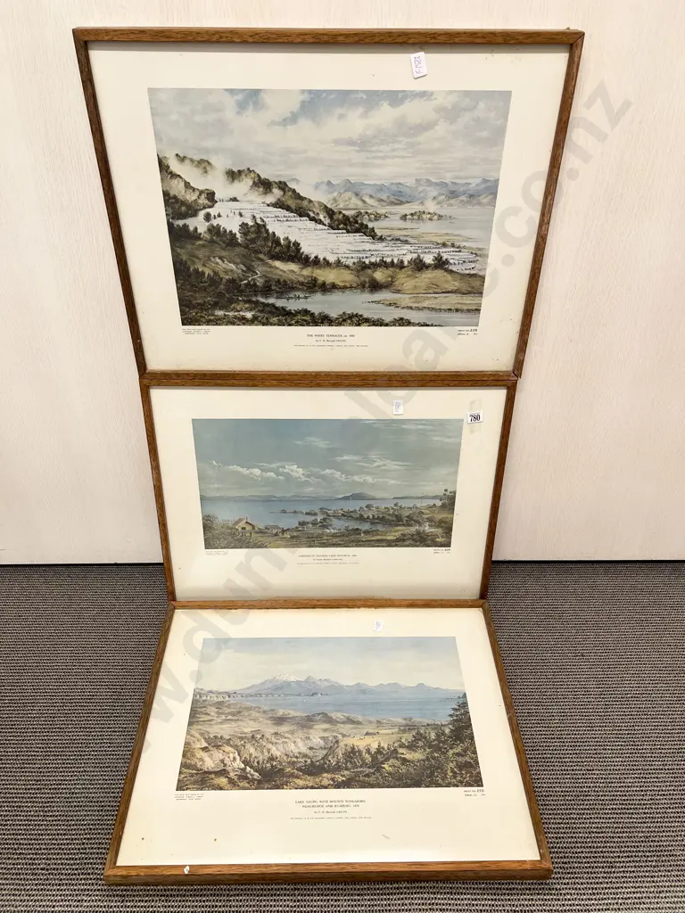 Three Framed Historical Prints Image 1++