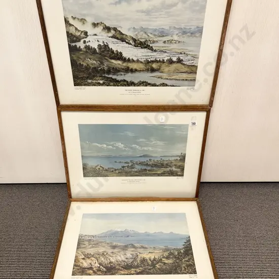 Three Framed Historical Prints