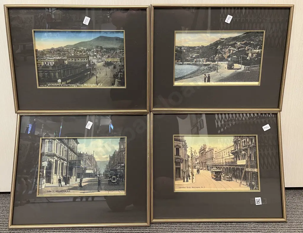 A Set of Four Framed Wellington Prints Image 1++