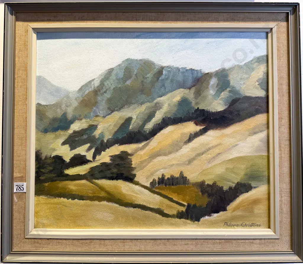 Philippa Christmas - "Mangaroa Valley" - Oil on Board Image 1++