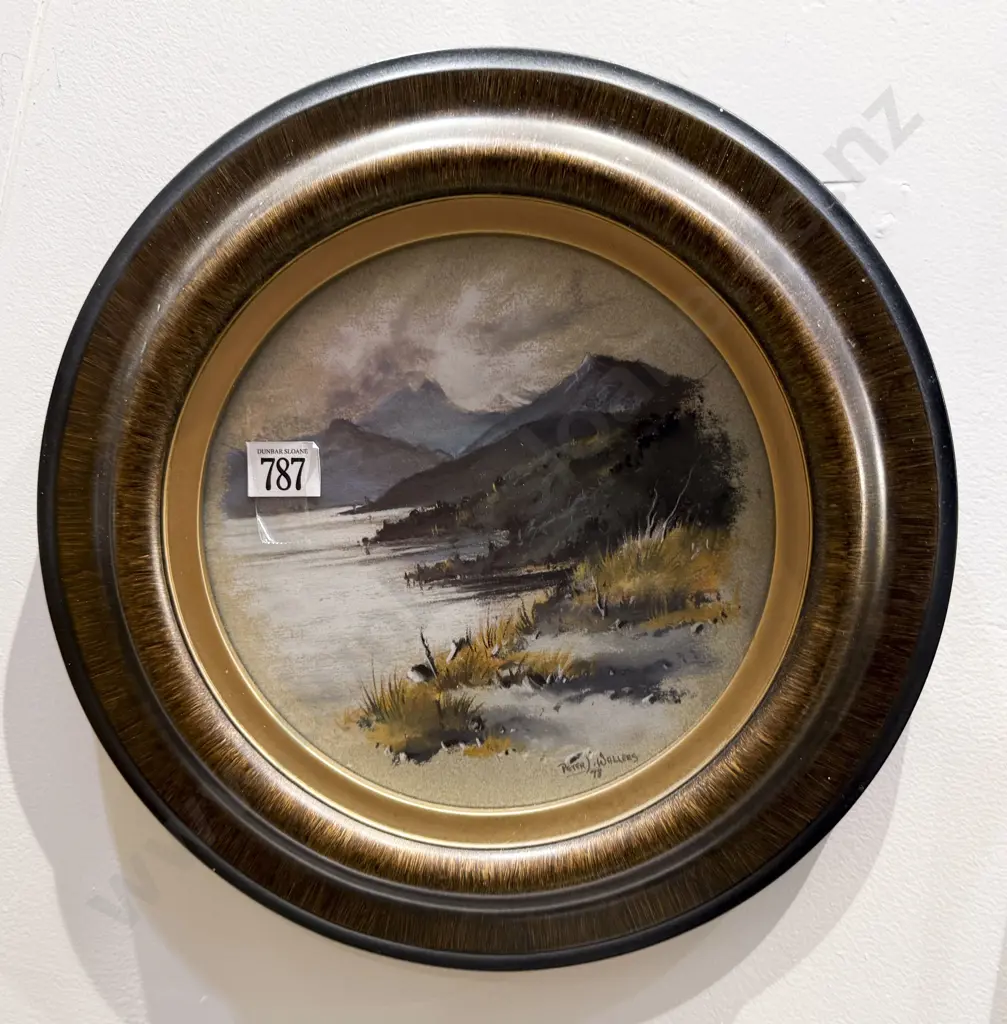 Peter J. Wallers - "Lake Wakatipu" - Pastel Image 1++