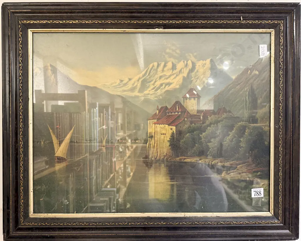 Framed Vintage Print Image 1++