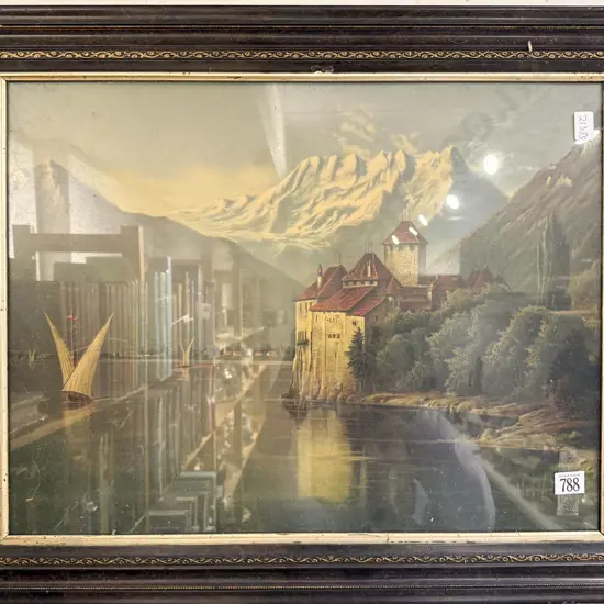 Framed Vintage Print