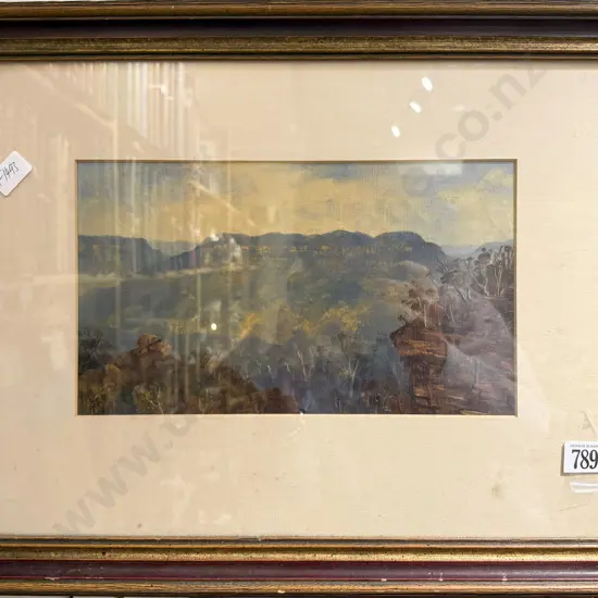 A. S. Albis - Mountain Top Study - Oil