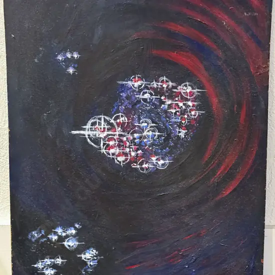 Abstract Work together with Oil Work & Other