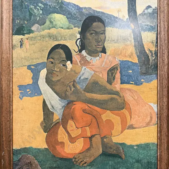 Paul Gauguin - "When Are You Getting Married" - Print