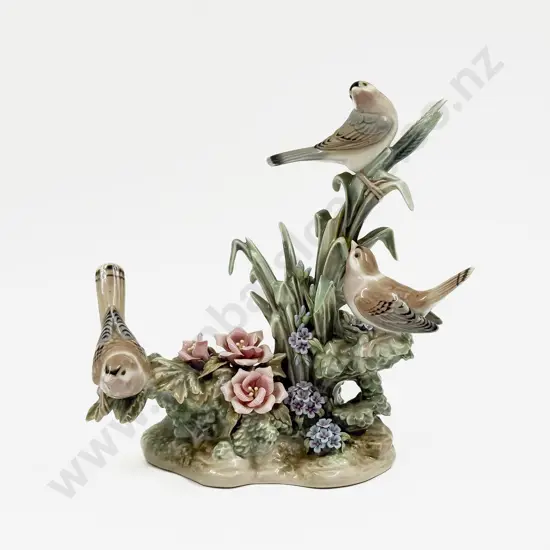 Lladro Bird Figure Group