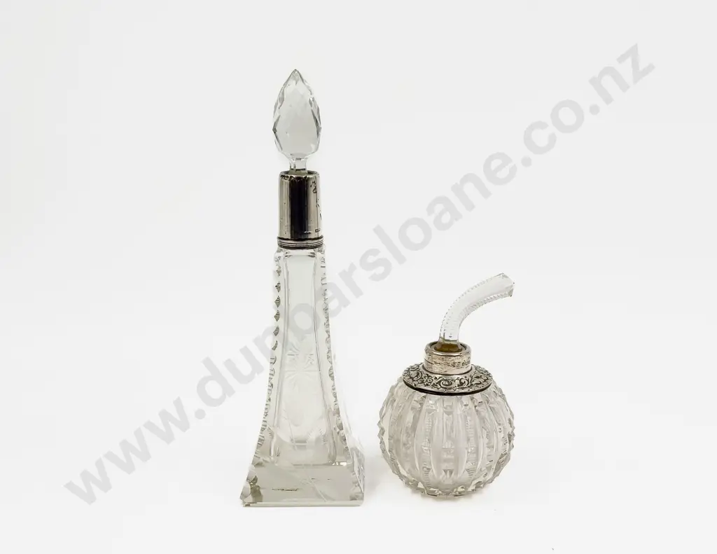 Two S/S Collared Scent Bottles Image 1++