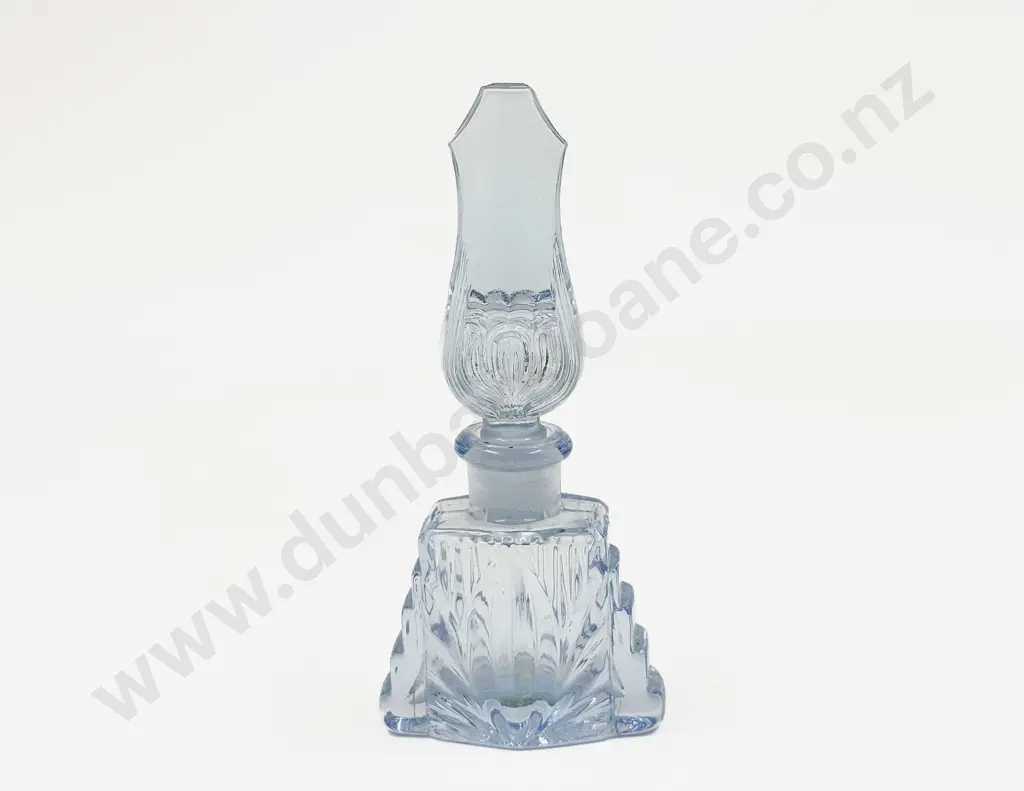 Blue Glass Scent Bottle Image 1++