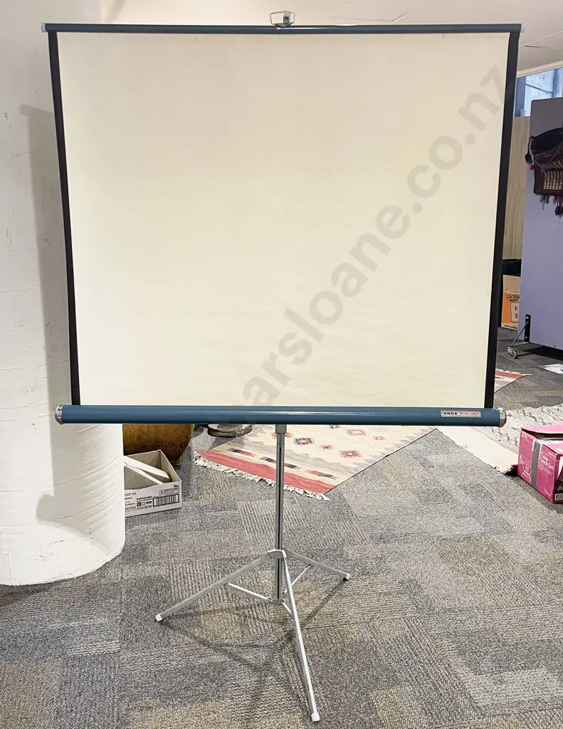 Two Vintage Projectors together with Projector Screen Image 1++