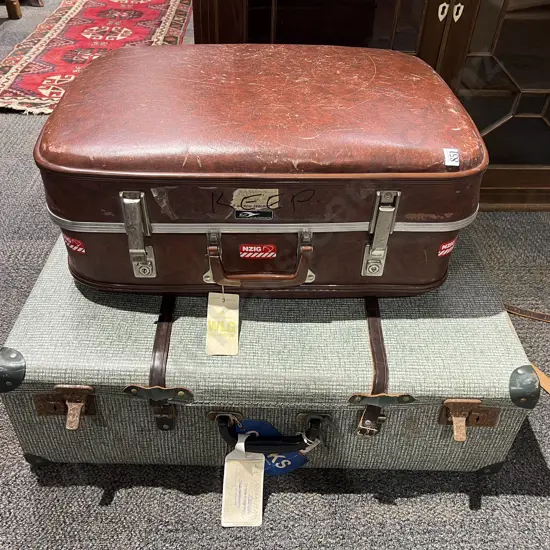 Three Vintage Suitcases
