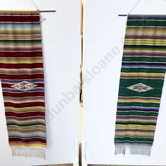 A Pair of Woollen Wall Hangings