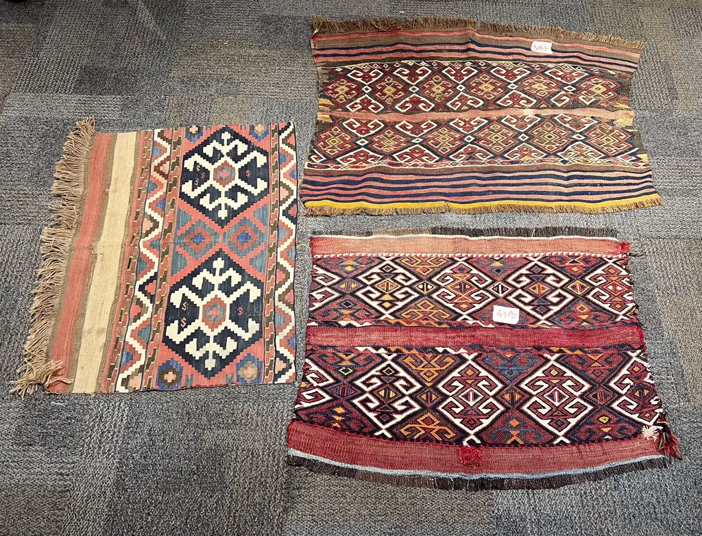 Three Persian Floor Rugs Image 1++