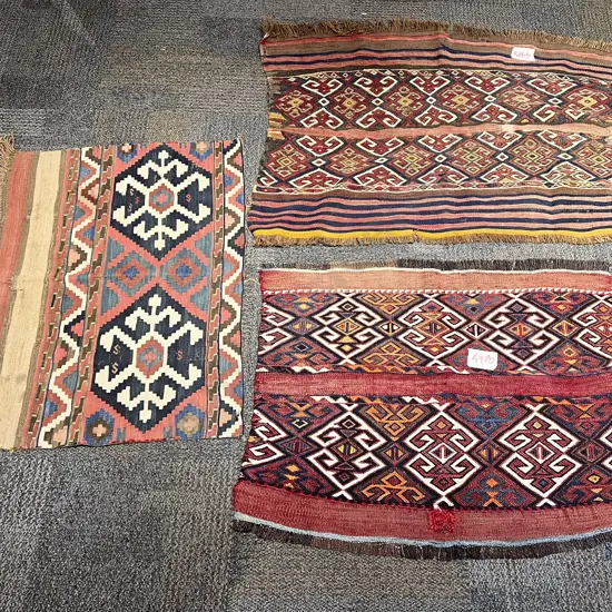Three Persian Floor Rugs