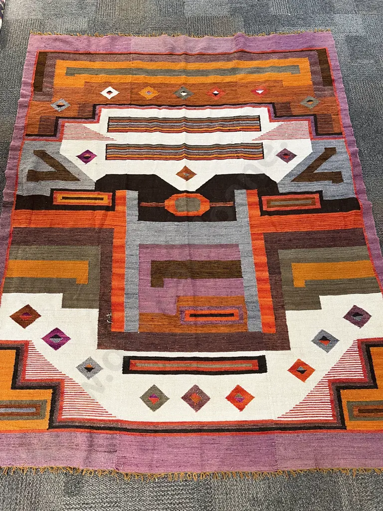 Large Kelim Floor Rug Image 1++