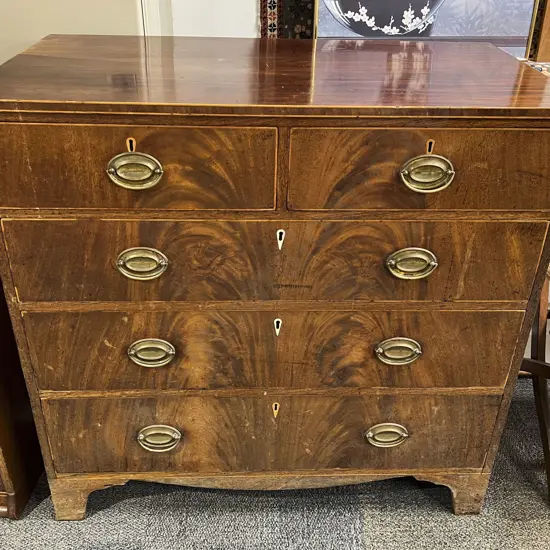 Victorian Mahogany Flat Front Chest