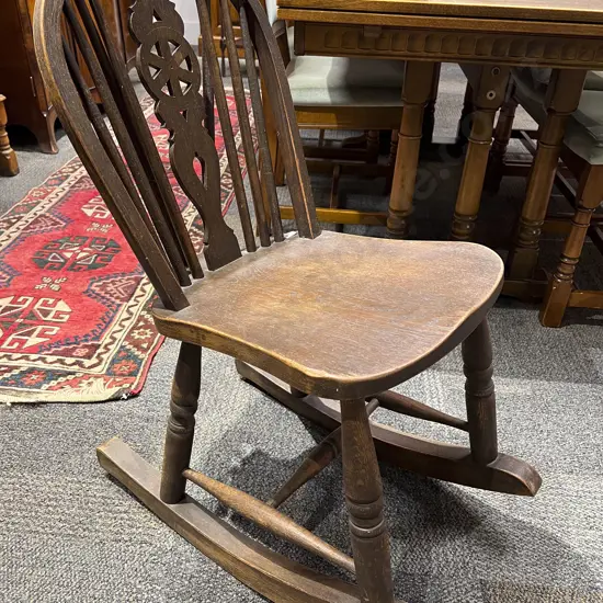 Oak Windsor Rocking Chair