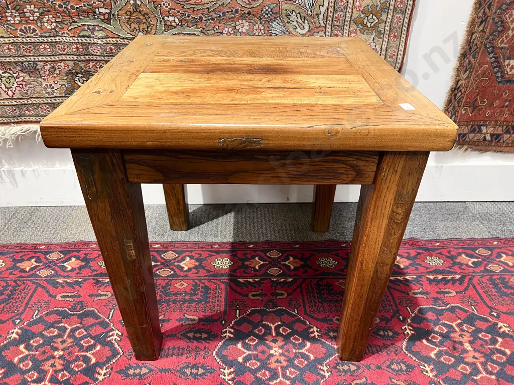 Chinese Elm Side Table Image 1++