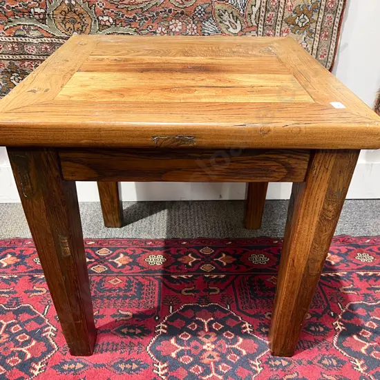 Chinese Elm Side Table