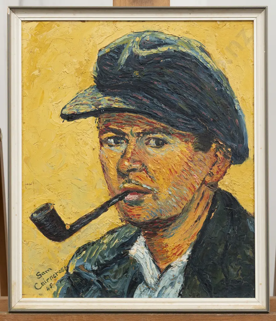 Sam Cairncross - Self Portrait with Pipe Image 1++