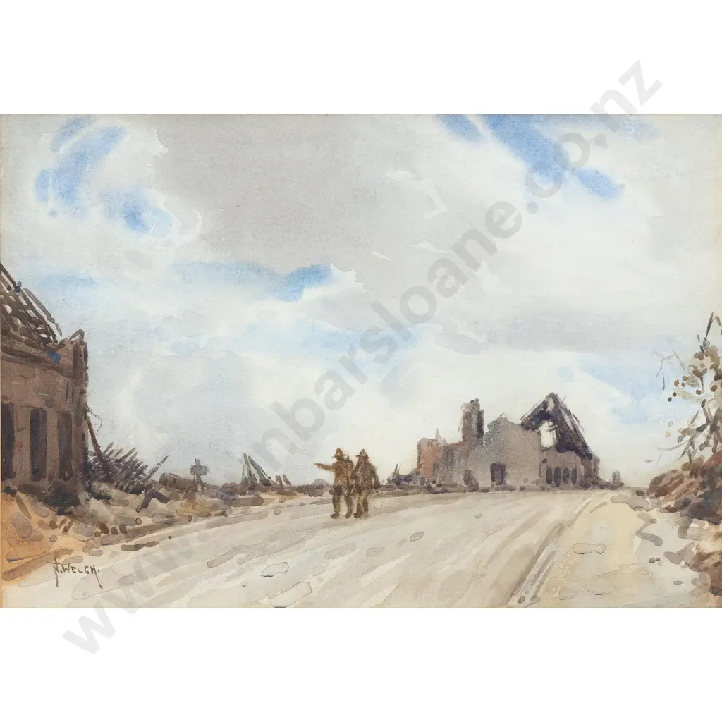 Nugent Welch - Ruins - Ypres - 1918 Image 1++