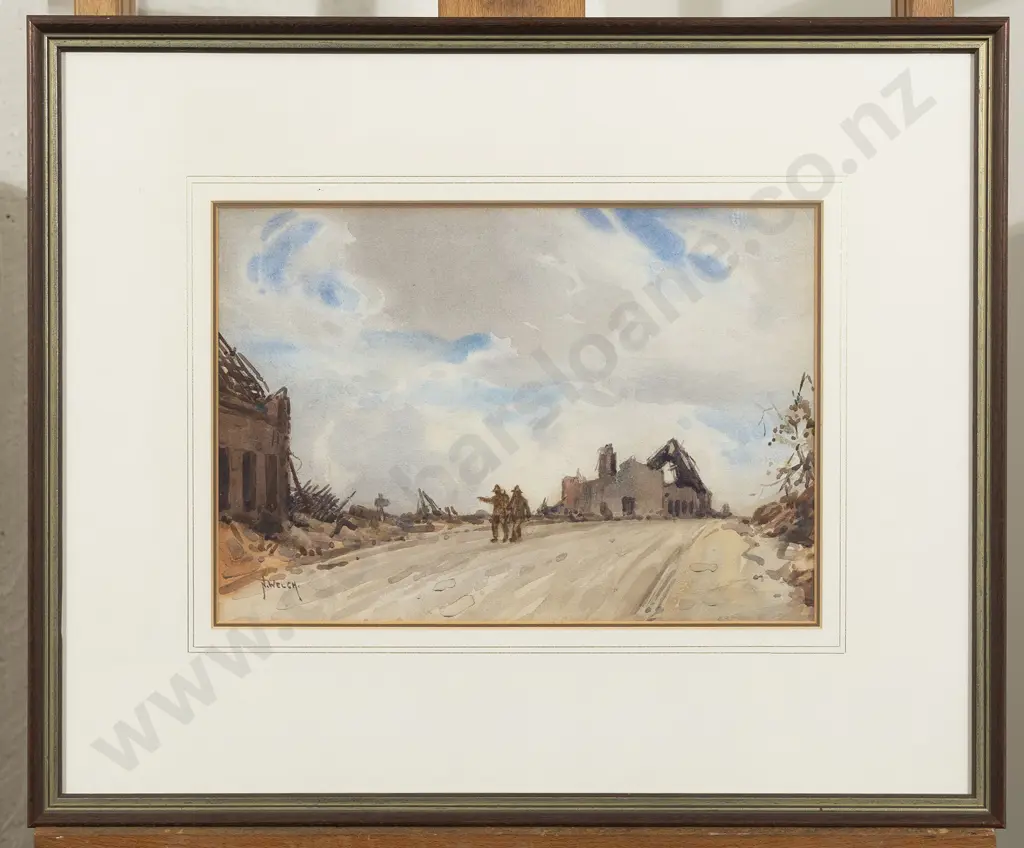 Nugent Welch - Ruins - Ypres - 1918 Image 1++