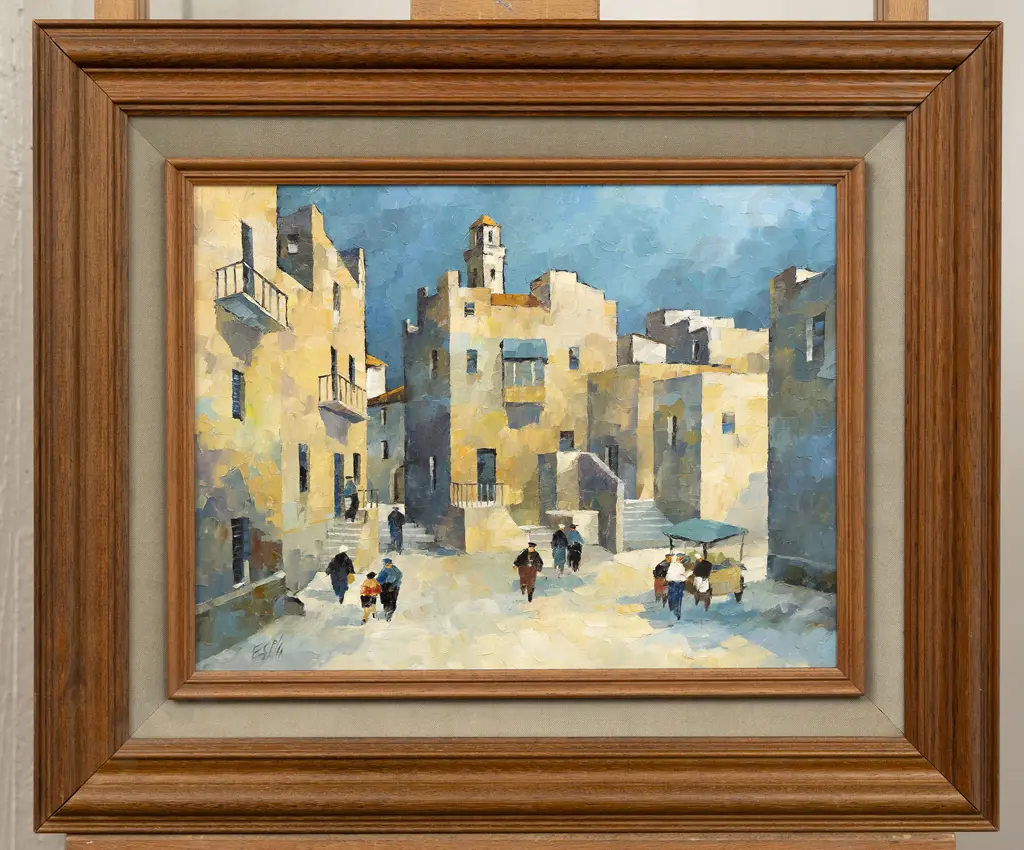 Tom Esplin - Courtyard in Bari - Italy Image 1++
