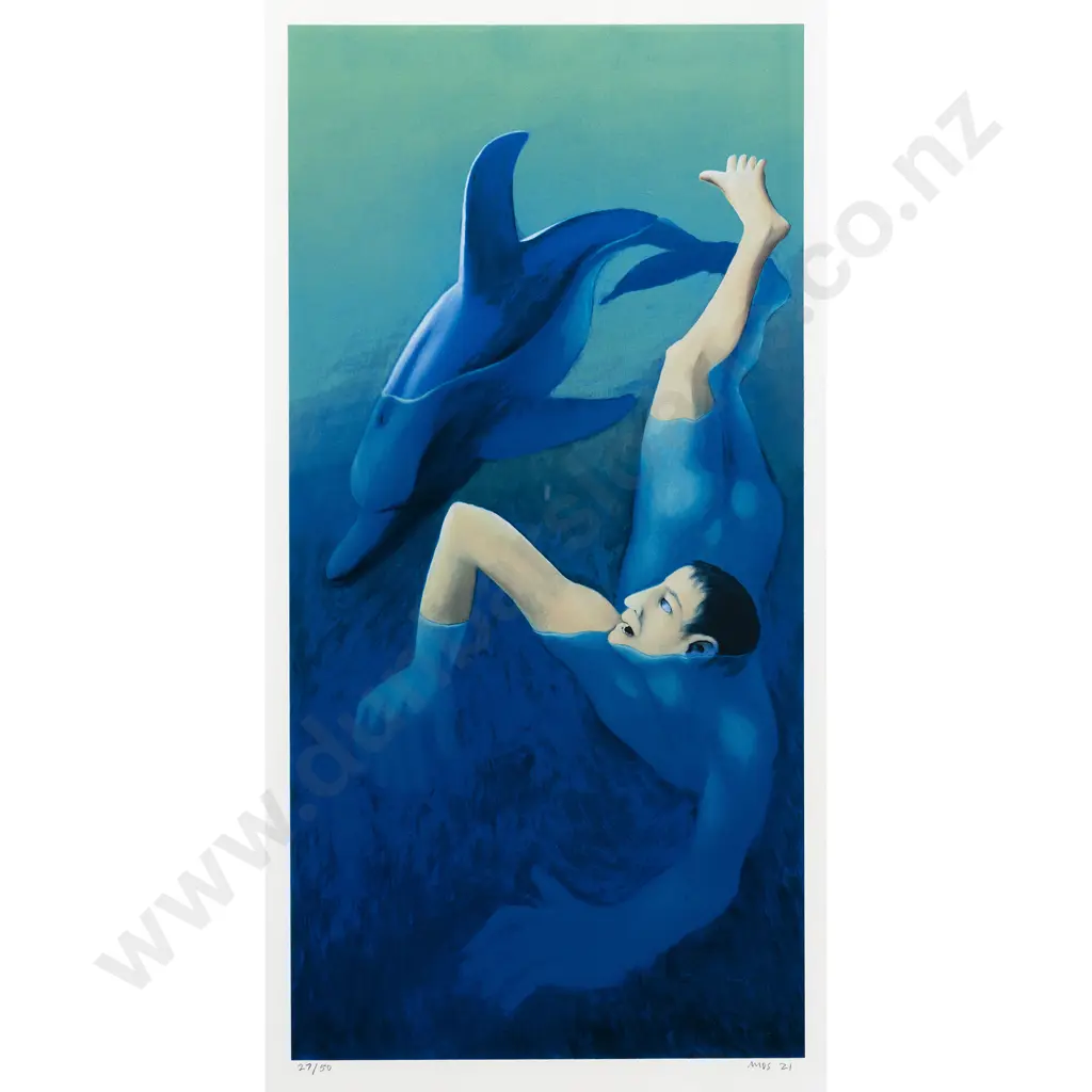 Michael Smither - Boy with Dolphin Image 1++