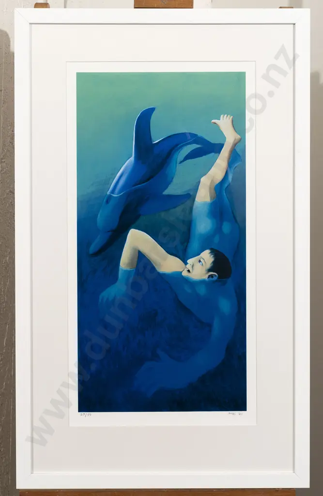 Michael Smither - Boy with Dolphin Image 1++
