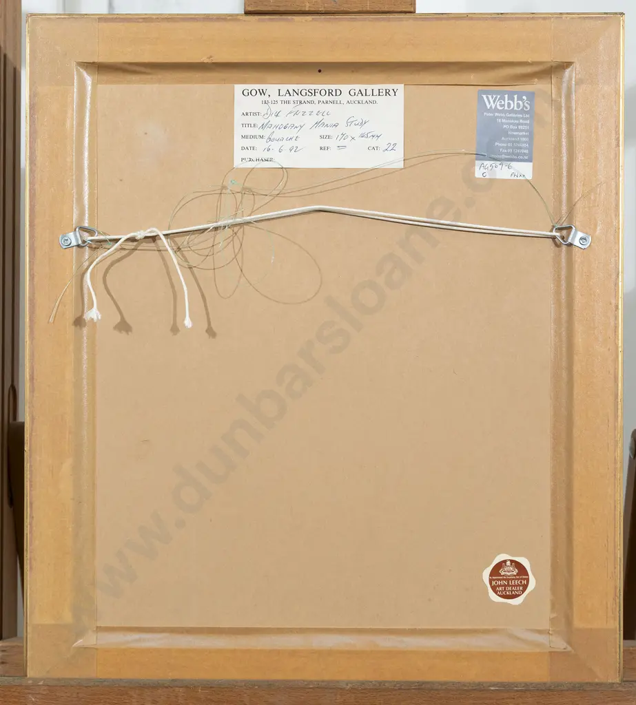 Dick Frizzell - Mahogany Manaia Study Image 1++