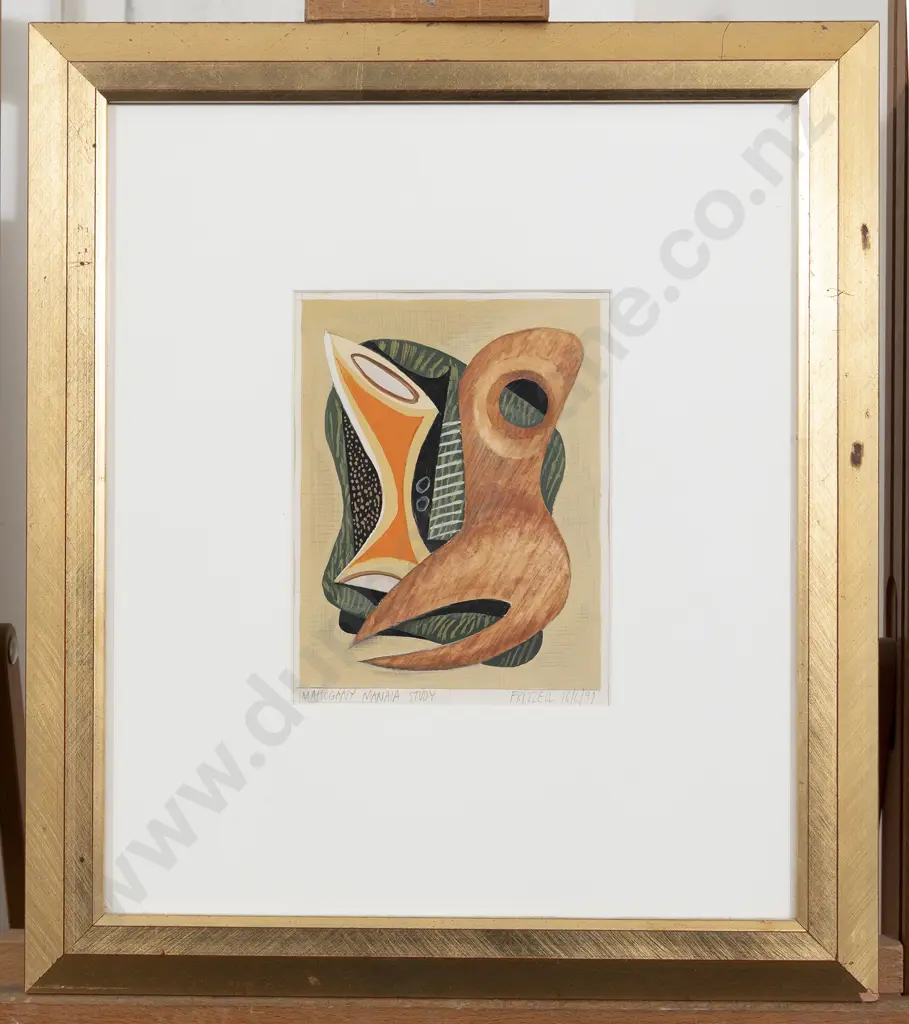 Dick Frizzell - Mahogany Manaia Study Image 1++