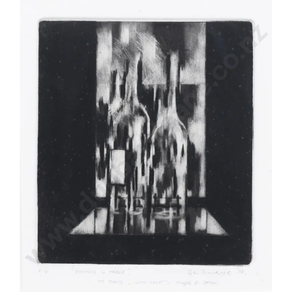 John Drawbridge - Bottles & Table Image 1++