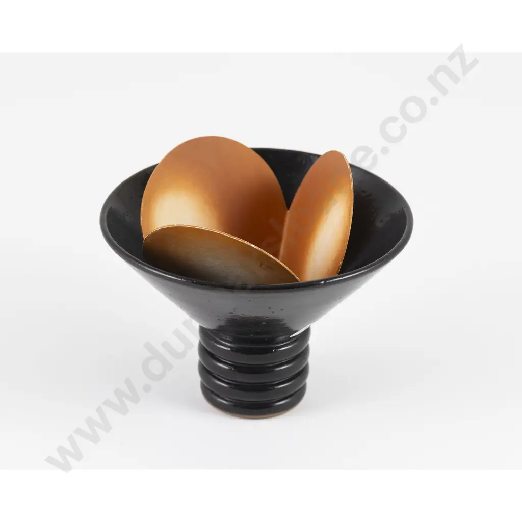 John Parker & Terry Stringer - Footed Bowl with Oranges Image 1++