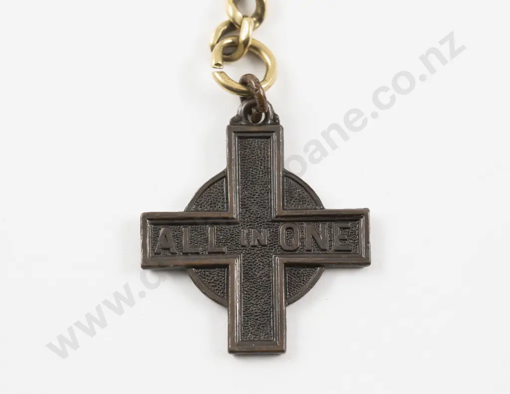 Victorian 18ct Pocket Watch Fob Chain Image 1++