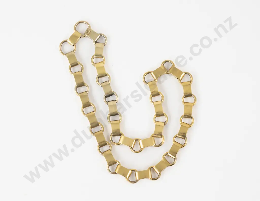 Victorian 15ct Fancy Link Neck Chain Image 1++