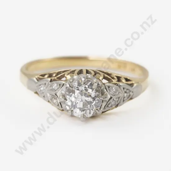 18ct Solitaire Diamond Ring