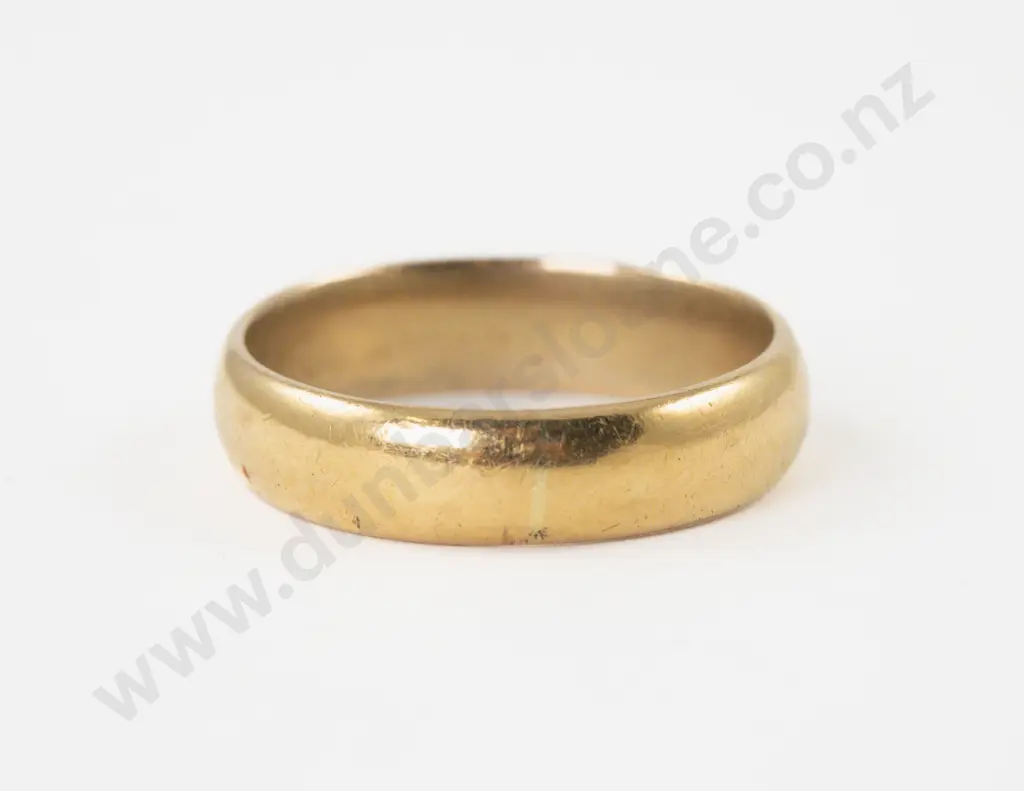 22ct Plain Band Ring Image 1++