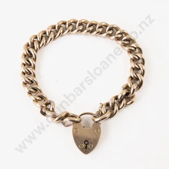 9ct Fancy Curb Link Bracelet