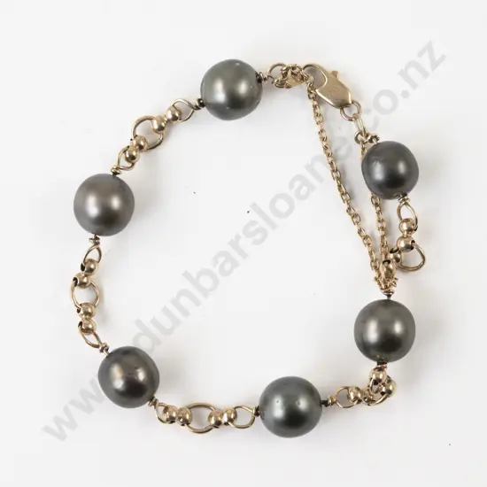 9ct Tahitian Cultured Pearl Bracelet