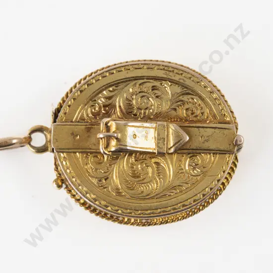 Victorian 15ct Photo Locket Pendant