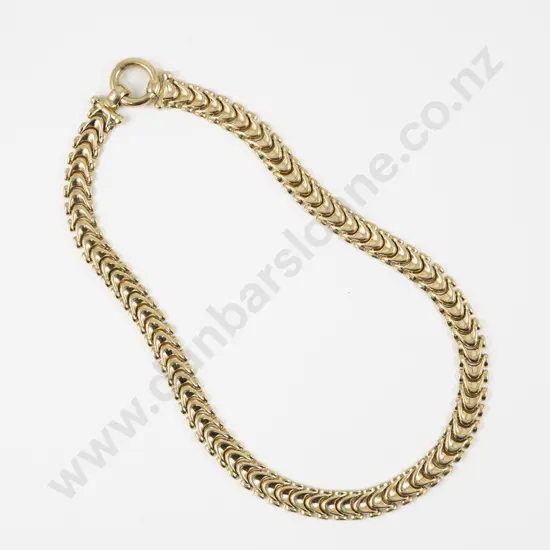 14ct Flat Fancy Link Neck Chain