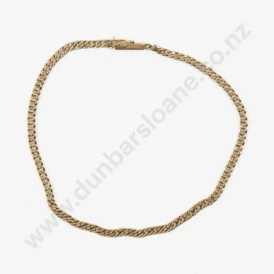 18ct Flat Fancy Link Bracelet